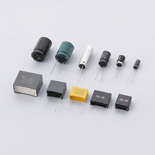 Capacitors and resistors